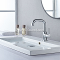 Chrome Plated deck mounted brass kitchen sink faucets